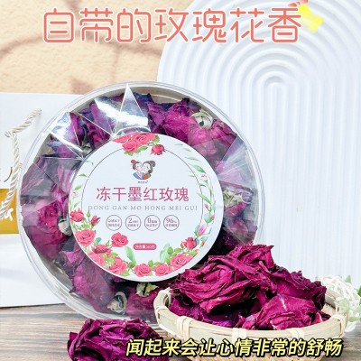 唐色恋人冻干墨红玫瑰图3