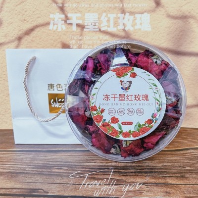 唐色恋人冻干墨红玫瑰图2
