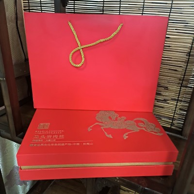 茶叶武夷岩茶礼盒喜庆红色礼品福气甘甜盒装岩韵商务福运图4