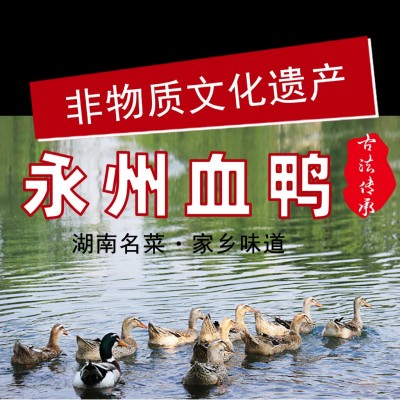正宗永州血鸭湖南名菜地方特色美食香辣血鸭鸭子批发即食图2