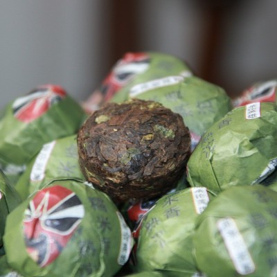 普洱小沱茶熟茶 糯米香普洱茶 云南茶叶公司昆明厂家批发500g散装图3