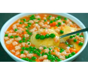 豆腐切成小丁淋入鸡蛋，教你一个神仙吃法，营养美味老少皆宜