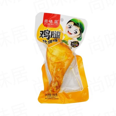 休闲盐焗香卤鸡腿开袋即食真空肉类小吃零食100克琵琶腿批发零售图4