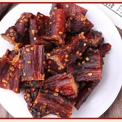 散装风干鸡肉胸肉干肉条健身零食解馋肥休闲食品零食批发特产图2