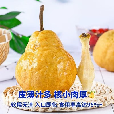 支持礼盒定制烟台中华丑梨太婆梨软糯香甜冰淇淋口感批发代发包邮图3