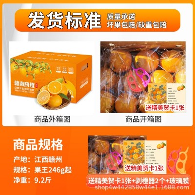 【中华血橙】赣南血橙红肉橙子当季新鲜水果红心脐橙整箱批发包邮图5