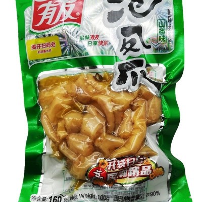 有友凤爪80g105g136g172g山椒凤爪香辣味柠檬味藤椒味休闲零食图5