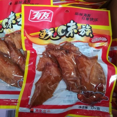 有友玩味族卤香鸡翅120g休闲零食包邮图2