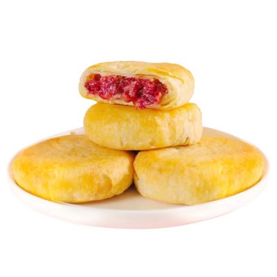 云南花能量鲜花饼玫瑰原味馅料纯手工制作50克/枚工厂直销批发图5