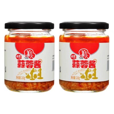 厂家直供多种口味蒜蓉酱，口感清脆鲜香家庭装餐饮装皆可图3